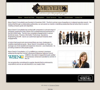 Meyer Search Consultants Website